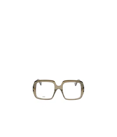 Loewe Square-frame Glasses In Nude