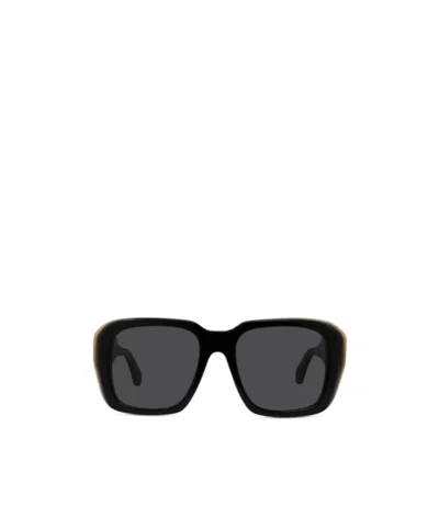 Loewe Square Frame Sunglasses In Black