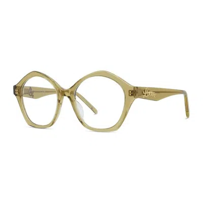 Loewe Square Full Rim Eyeglasses In Brown
