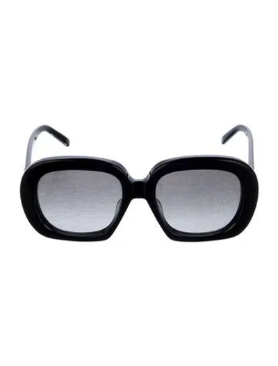 Pre-owned Loewe Square Gradient Sunglasses In Black
