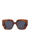 Loewe Anagram Acetate Square Sunglasses In Multi