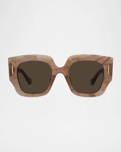 Loewe Square Screen Sunglasses In Brown