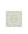 Loewe Square Silk Scarf In Multi