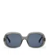 Loewe Square Steps Sunglasses In Grey