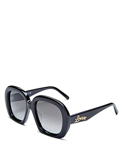 Loewe Square Sunglasses, 53mm In Black