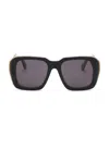 Loewe Square Sunglasses In Black