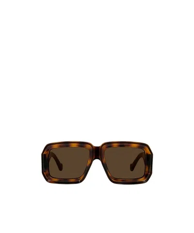 Loewe Square Sunglasses In Brown