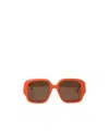 Loewe Slim Square Sunglasses, 54mm In Brown