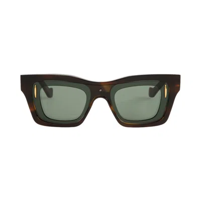 Pre-owned Loewe Square Sunglasses 'tortoise' | Brown | Men's Size Onesize