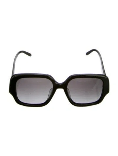 Pre-owned Loewe Square Tinted Sunglasses In Black
