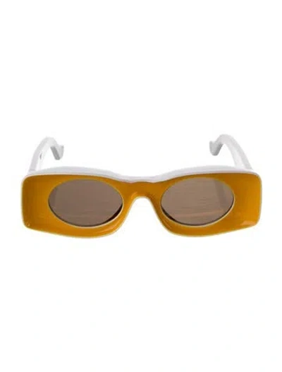 Pre-owned Loewe Square Tinted Sunglasses In Multi