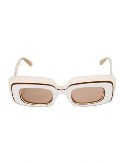 Pre-owned Loewe Square Tinted Sunglasses In Neutral
