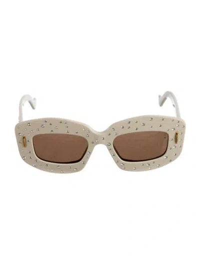 Pre-owned Loewe Square Tinted Sunglasses In Neutral