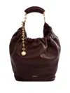 Loewe Squeeze Medium Leather Shoulder Bag In Red