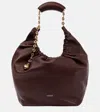 Loewe Squeeze Medium Leather Shoulder Bag In Red