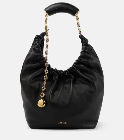LOEWE SQUEEZE SMALL LEATHER SHOULDER BAG