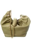 Loewe Small Leather Squeeze Top-handle Bag In Green