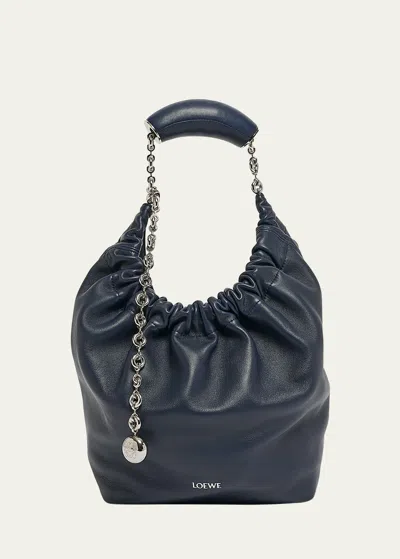 LOEWE SQUEEZE SMALL SHOULDER BAG IN NAPA LEATHER