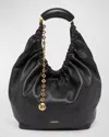 Loewe Squeeze Small Shoulder Bag In Napa Leather In Black