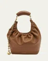 Loewe Squeeze Small Shoulder Bag In Napa Leather In Neutral