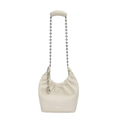 Loewe Squeeze Small Shoulder Bag In Sea Salt