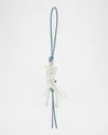 Loewe X Suna Fujita Octopus Keyring In 1921 Soft Whitepink