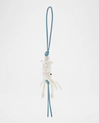 LOEWE SQUID BAG CHARM IN WOOL FELT