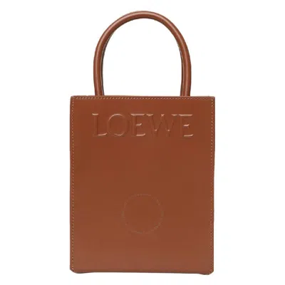 Loewe Standard A5 Tote Bag In Brown