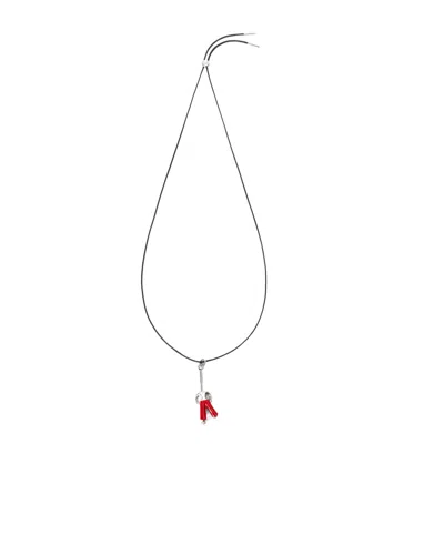 Loewe Standing Acrobat Necklace In Orange