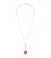 Loewe Sterling Silver Dangling Ladybug Pendant Necklace In Gold