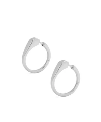 Loewe Stirrup Earrings In Sterling Silver