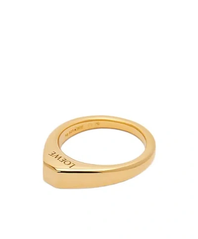 Loewe Stirrup Ring In Sterling Silver In Gold