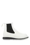 Loewe Stivali M816s05x16 White In Animal Print