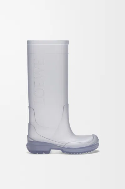 Loewe Storm Boot In Rubber Size:36 For Woman In Transparent