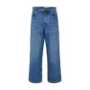 Loewe Men Denim Wide-leg Jeans In Blue