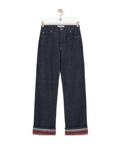 Loewe Straight Jeans In Blue