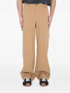 Loewe Cotton Carpenter Trousers In Neutrals