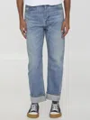 Loewe Straight Leg Jeans In Blue