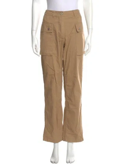Pre-owned Loewe Straight Leg Pants In Neutral