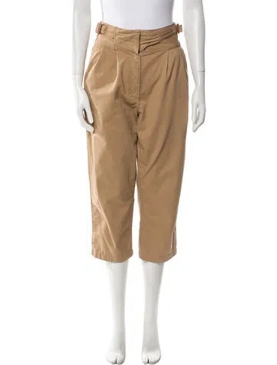 Pre-owned Loewe Straight Leg Pants In Neutral