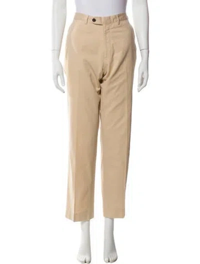 Pre-owned Loewe Straight Leg Pants In Neutral