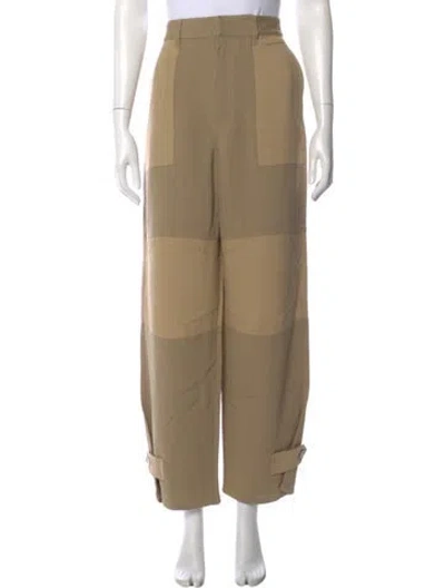 Pre-owned Loewe Straight Leg Pants In Neutral