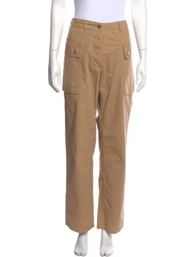 Pre-owned Loewe Straight Leg Pants In Neutral