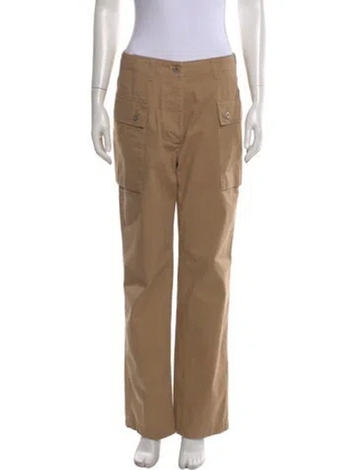 Pre-owned Loewe Straight Leg Pants In Neutral