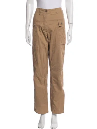 Pre-owned Loewe Straight Leg Pants In Neutrals