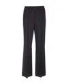 Loewe Straight-leg Wool Trousers In Black