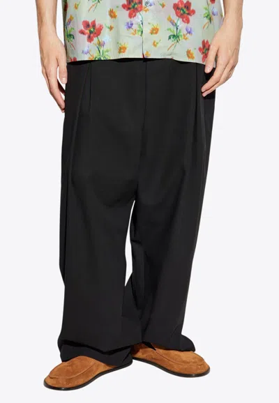 Loewe Straight Tailored Pants In Black