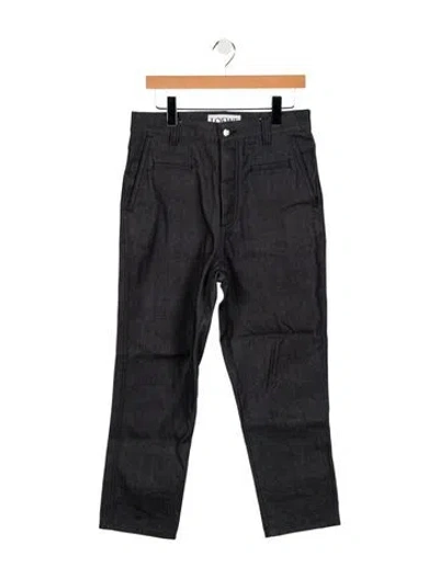 Pre-owned Loewe Straight-leg Jeans In Blue