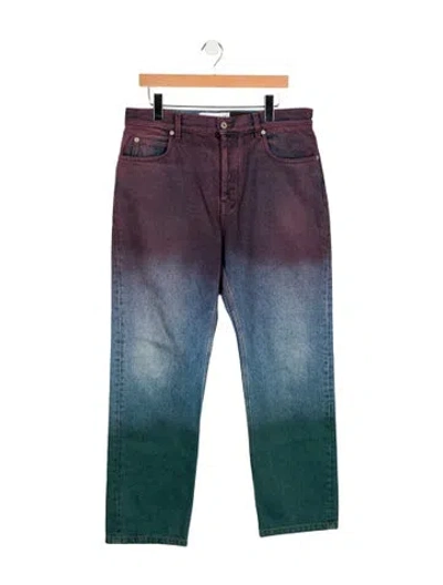Pre-owned Loewe Straight-leg Jeans In Blue