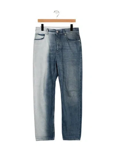 Pre-owned Loewe Straight-leg Jeans In Blue